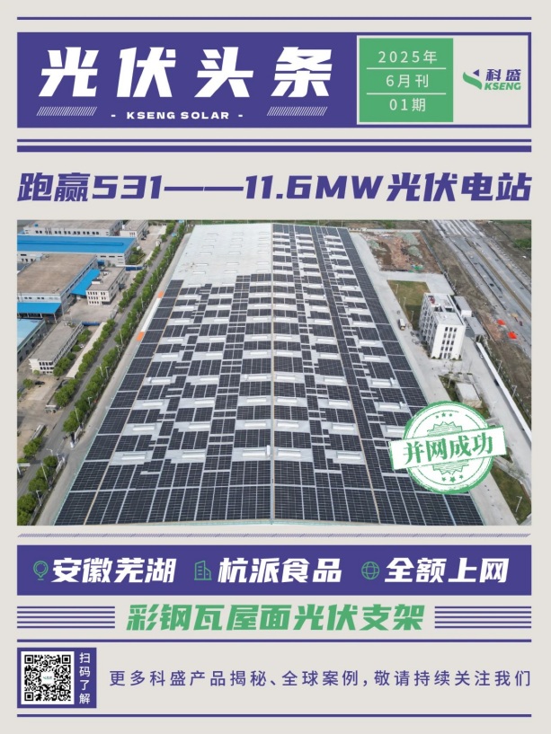 531前抢装并网科盛彩钢瓦光伏支架案例