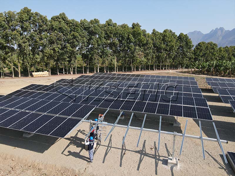 【2024年12月】秘鲁500kW固定可调地面支架案例