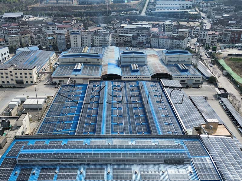 【2025年2月】湖北宜昌-1792KW-平屋面支架+彩钢瓦支架案例