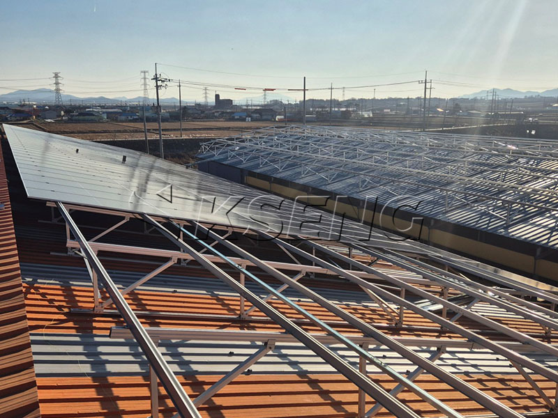 【2025年12月】韩国忠南-990W屋顶支架案例